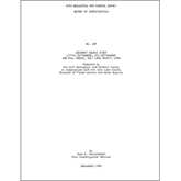 Report of Investigation 189, Report of Investigation-189, RI 189, RI189, christenson, christianson, christensen, christiansen, gary, gary e., g.e., g. e., gary c., g.c., g. c., gc